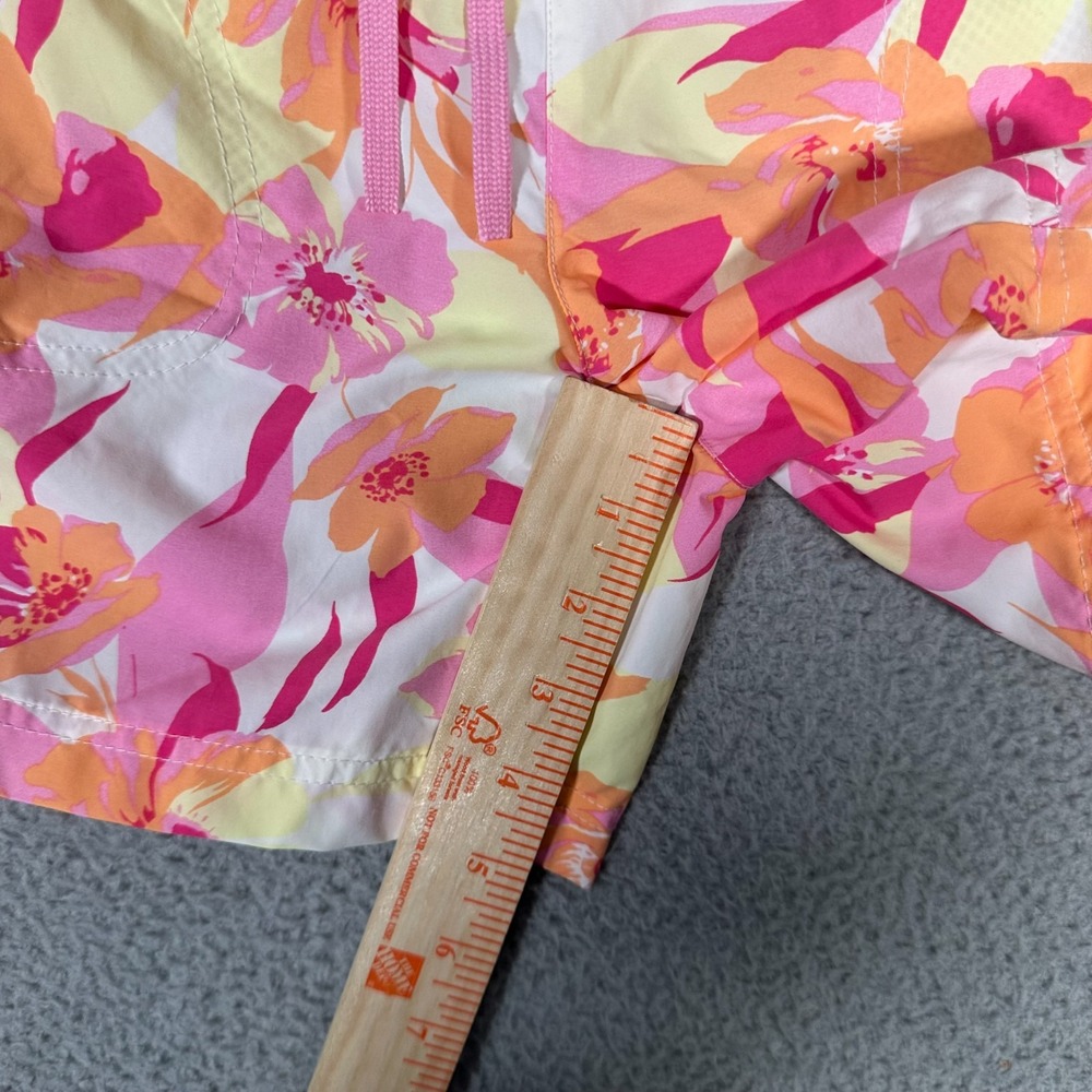 Columbia Shorts Womens Small Pink Orange Floral Sandy River Outdoor 5" New - Picture 4 of 10